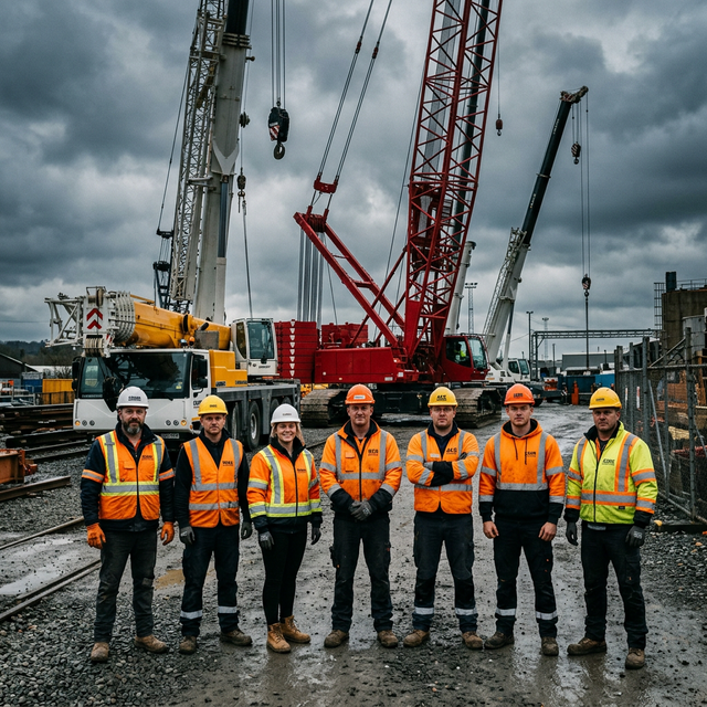 Red Tiger crane operations in UAE